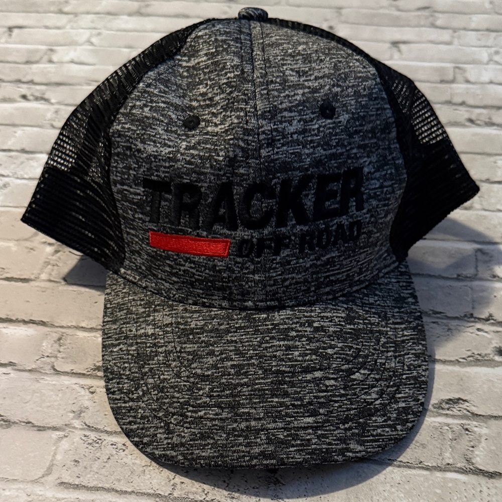 Gray and Black Cap